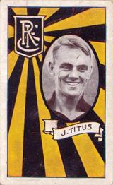 1933 Allen's League Footballers #75 Jack Titus Front